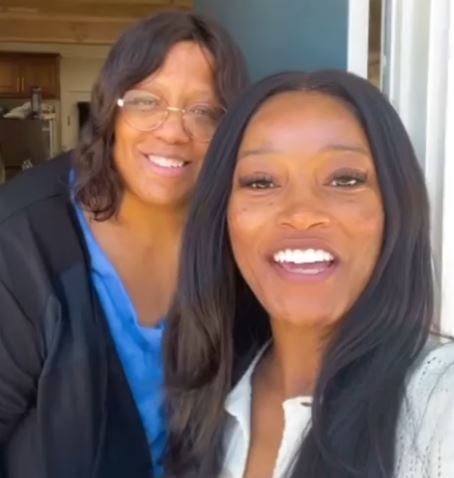 Sharon Palmer with her daughter Keke Palmer